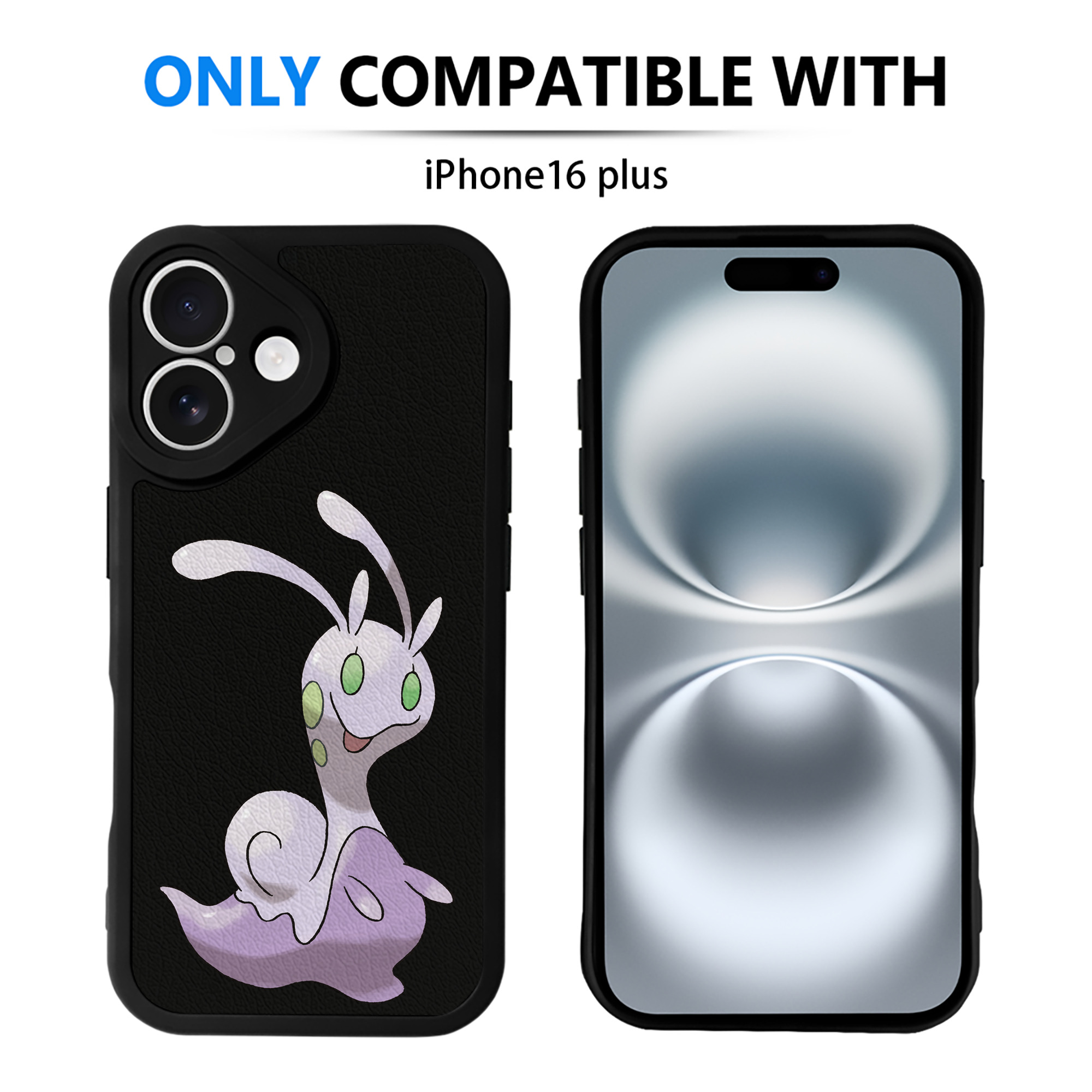 （画像用） ポケットモンスター Pokémon 【iPhone 16シリーズ対応】シリコンスマホケース（レザー調） 材質：シリコン